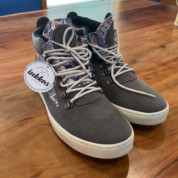 INKKAS Vegan camping boot US WOMENS Size 9/ US MENS size 7. Brand new never worn - Picture 3 of 9